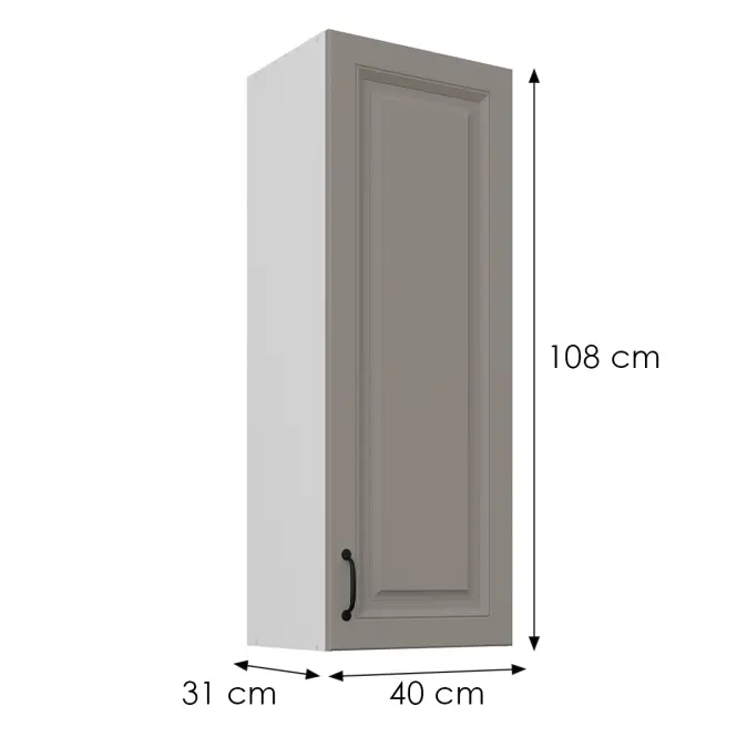 Skrinka do kuchyne Stilo claygrey/biely 40G-108 1F