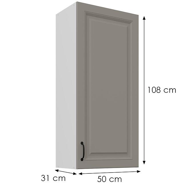 Skrinka do kuchyne Stilo claygrey/biely 50G-108 1F,3