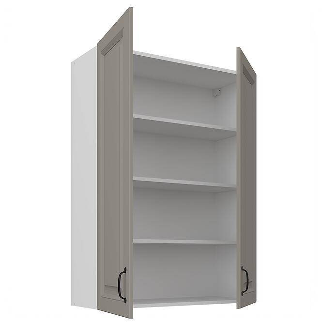 Skrinka do kuchyne Stilo claygrey/biely 80G-108 2F,2
