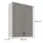 Skrinka do kuchyne Stilo claygrey/biely 80G-108 2F,3