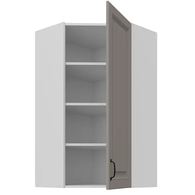 Skrinka do kuchyne Stilo claygrey/biely 60x60 GN-108 1F (45°)
