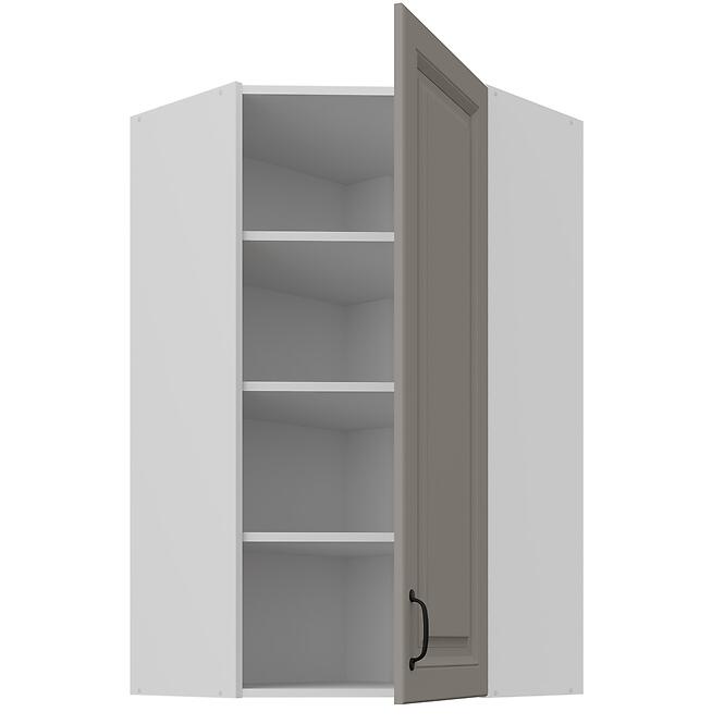 Skrinka do kuchyne Stilo claygrey/biely 60x60 GN-108 1F (45°),2