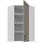 Skrinka do kuchyne Stilo claygrey/biely 60x60 GN-108 1F (45°),2