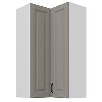Skrinka do kuchyne Stilo claygrey/biely 60x60 GN-108 2F (90°)