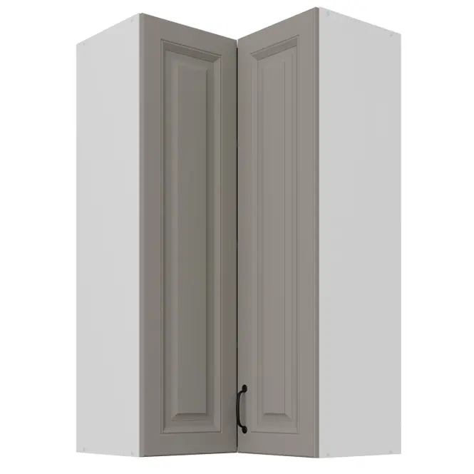 Skrinka do kuchyne Stilo claygrey/biely 60x60 GN-108 2F (90°)