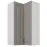 Skrinka do kuchyne Stilo claygrey/biely 60x60 GN-108 2F (90°)