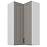 Skrinka do kuchyne Stilo claygrey/biely 60x60 GN-108 2F (90°)