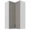 Skrinka do kuchyne Stilo claygrey/biely 60x60 GN-108 2F (90°)