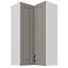 Skrinka do kuchyne Stilo claygrey/biely 60x60 GN-108 2F (90°)