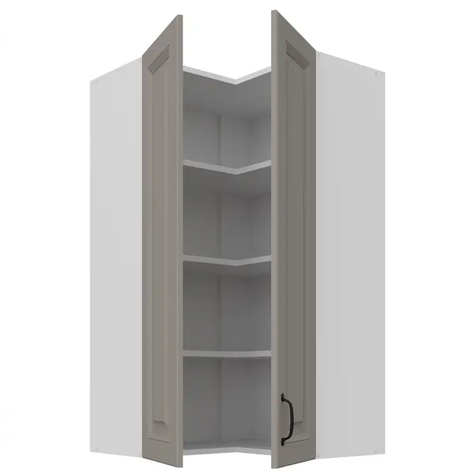Skrinka do kuchyne Stilo claygrey/biely 60x60 GN-108 2F (90°)