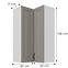 Skrinka do kuchyne Stilo claygrey/biely 60x60 GN-108 2F (90°),3