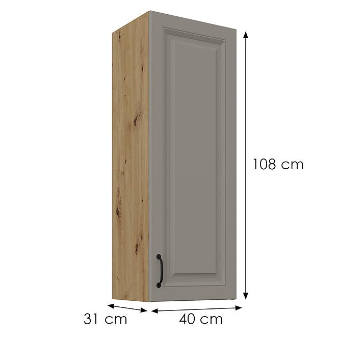 Skrinka do kuchyne Stilo claygrey/artisan 40G-108 1F,3