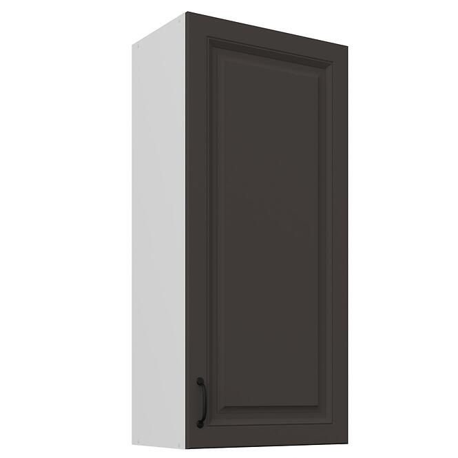 Skrinka do kuchyne Stilo grafit matná/biely 45G-108 1F