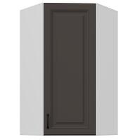 Skrinka do kuchyne Stilo grafit matná/biely 60x60 GN-108 1F (45°)