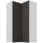 Skrinka do kuchyne Stilo grafit matná/biely 60x60 GN-108 2F (90°)