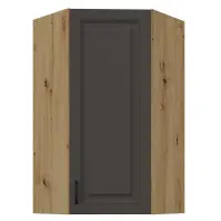 Skrinka do kuchyne Stilo grafit matná/artisan 60x60 GN-108 1F (45°)
