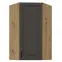Skrinka do kuchyne Stilo grafit matná/artisan 60x60 GN-108 1F (45°)