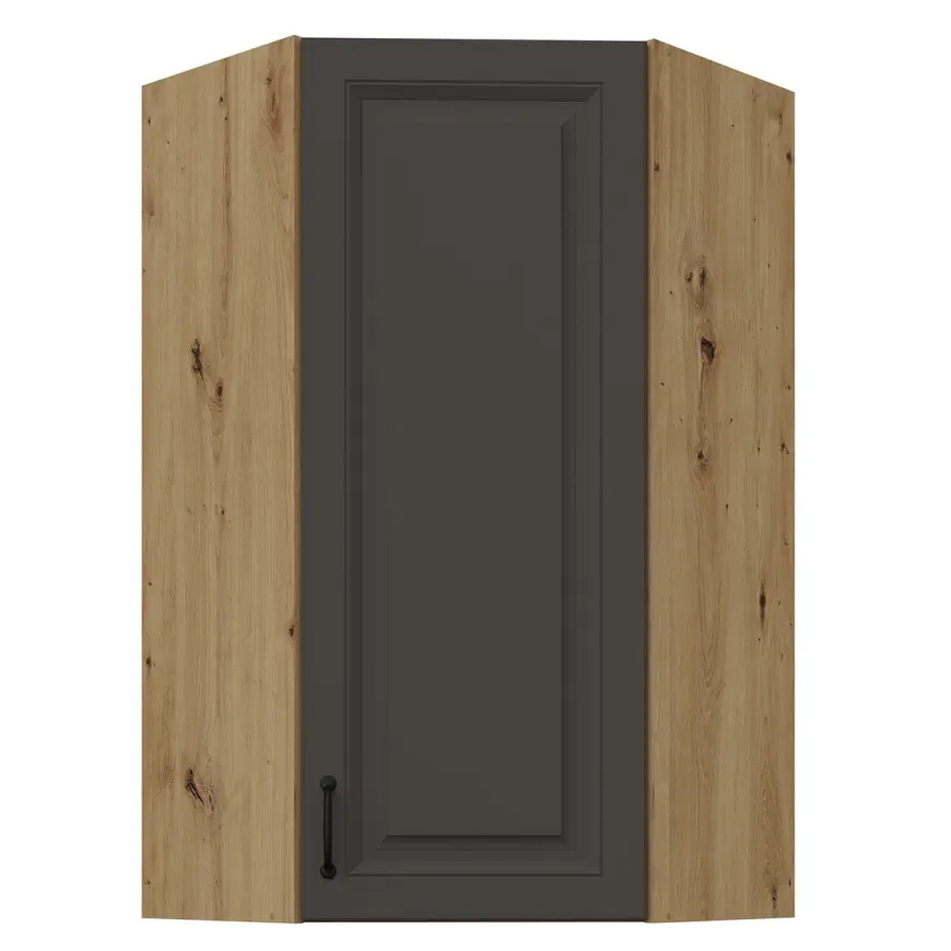 Skrinka do kuchyne Stilo grafit matná/artisan 60x60 GN-108 1F (45°)