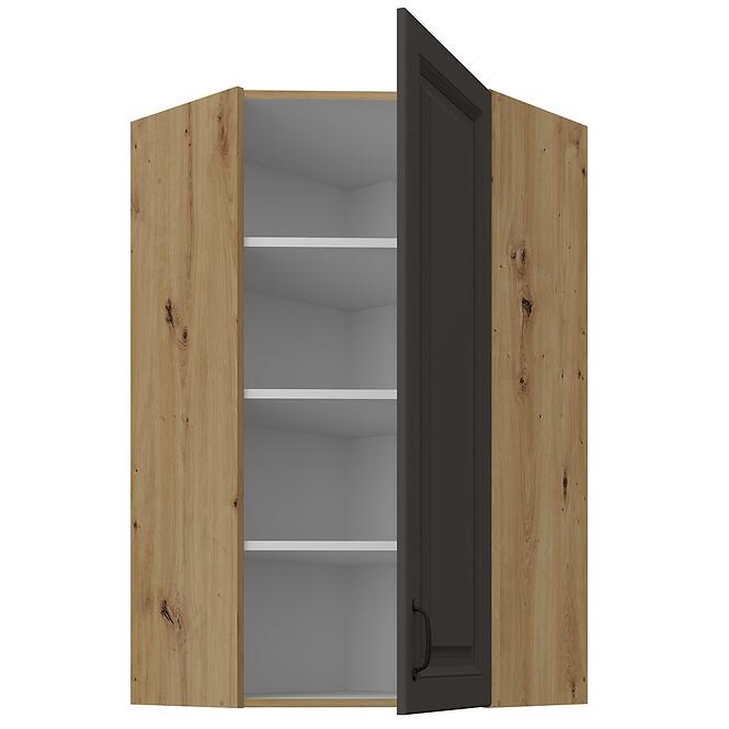 Skrinka do kuchyne Stilo grafit matná/artisan 60x60 GN-108 1F (45°),2