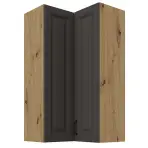 Skrinka do kuchyne Stilo grafit matná/artisan 60x60 GN-108 2F (90°)