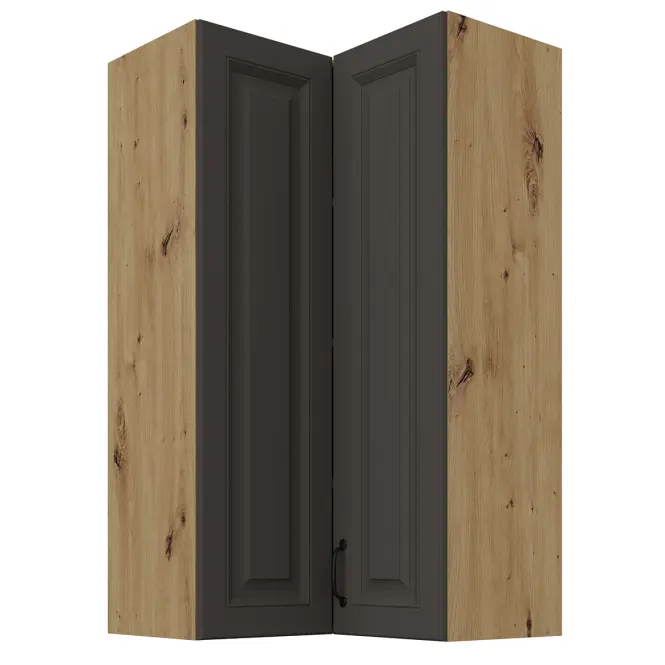 Skrinka do kuchyne Stilo grafit matná/artisan 60x60 GN-108 2F (90°)