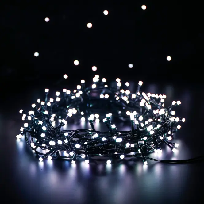 Vianočné LED svetielka 200l vonkajšie s programami a multif. efekty 39/25/le,8