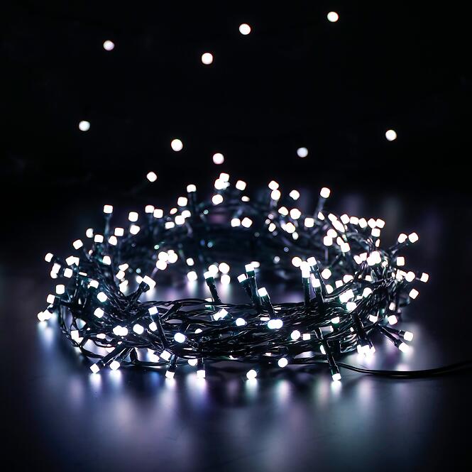 Vianočné LED svetielka 200l vonkajšie s programami a multif. efekty 39/25/le,8
