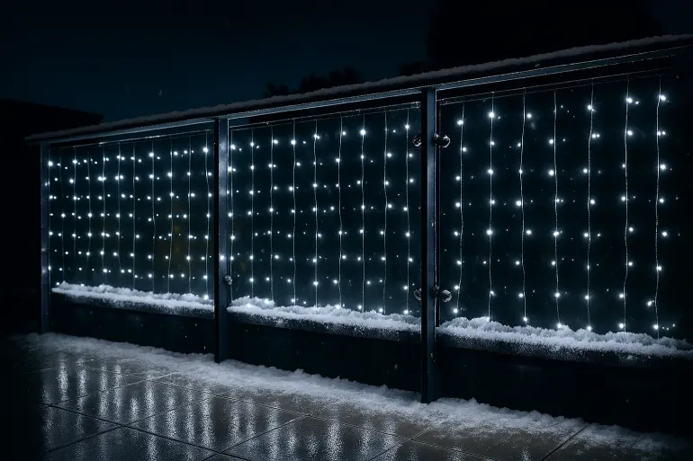 Vianočné LED svetielka 189  vonkajšie Transf 49/25/LED/ww+cw+flash