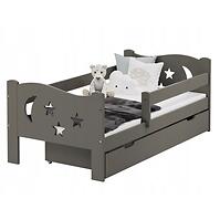 Posteľ Mikołaj 80/180 Mat Sivá