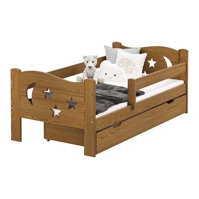 Posteľ Mikołaj 80/180 Dub