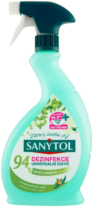 20CC SANYTOL DEZINFEKCIA 94% RASTLINNÝ ČISTIČ - SPREJ 500ML