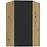 Kuchynská skrinka Aria-Bl/Ar Anti Fingerprint 60x60 Gn-108 1f (45°)