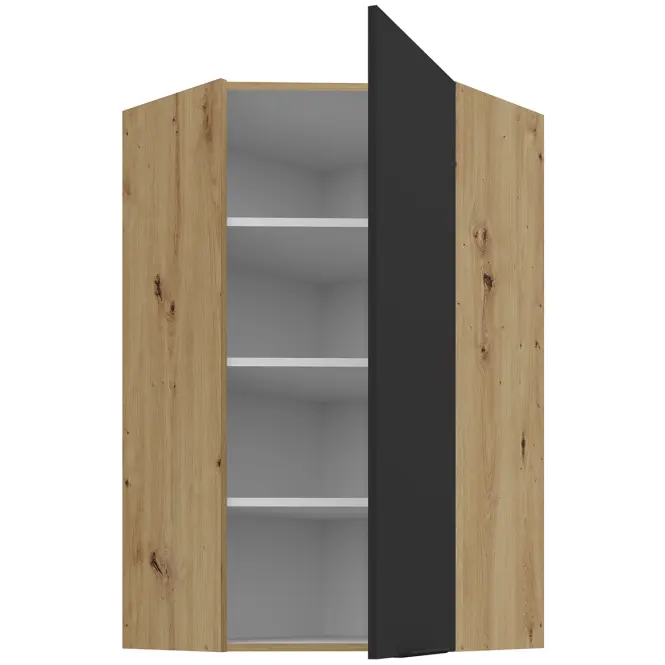 Kuchynská skrinka Aria-Bl/Ar Anti Fingerprint 60x60 Gn-108 1f (45°)