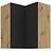 Kuchynská skrinka Aria-Bl/Ar Anti Fingerprint 60x60 Gn-72 2f (90°)