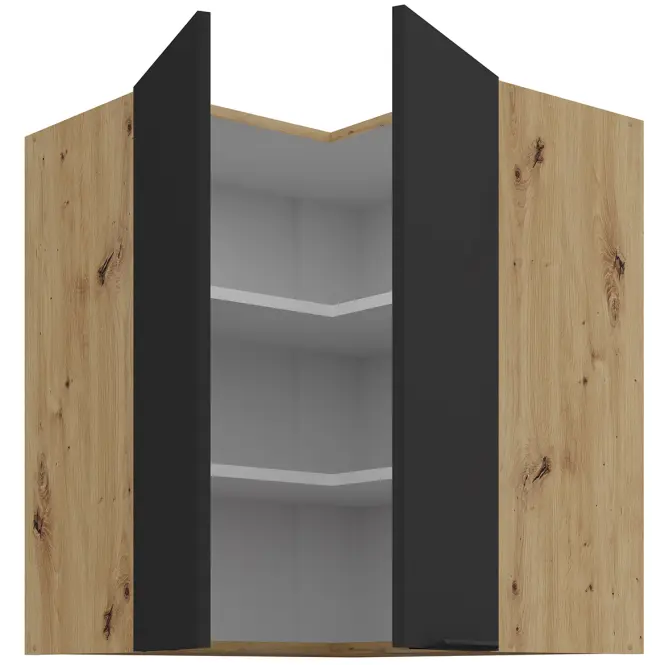 Kuchynská skrinka Aria-Bl/Ar Anti Fingerprint 60x60 Gn-72 2f (90°)