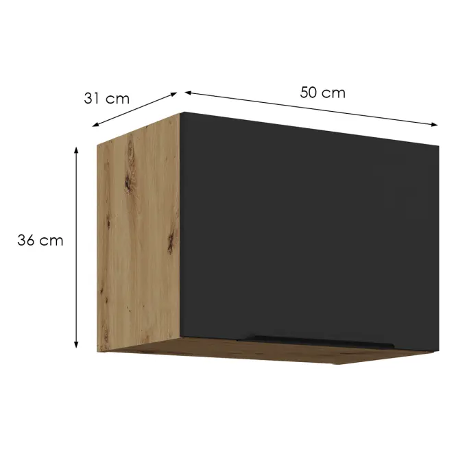 Kuchynská skrinka Aria-Bl/Ar Anti Fingerprint 50gu-36 1f