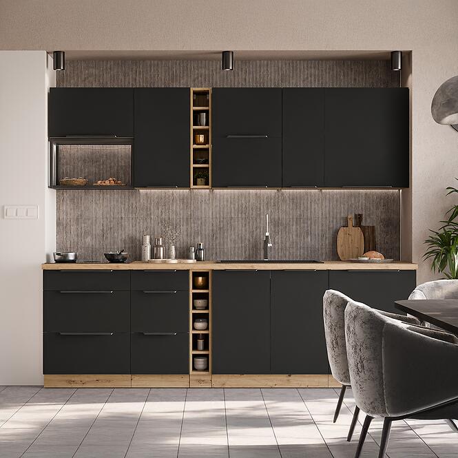 Kuchynská skrinka Aria-Bl/Ar Anti Fingerprint 40g-72 1f