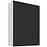 Kuchynská skrinka Aria-Bl/Wh Anti Fingerprint 80g-108 2f