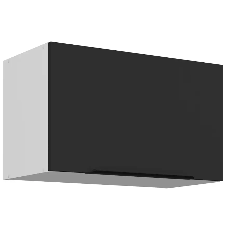 Kuchynská skrinka Aria-Bl/Wh Anti Fingerprint 60gu-36 1f