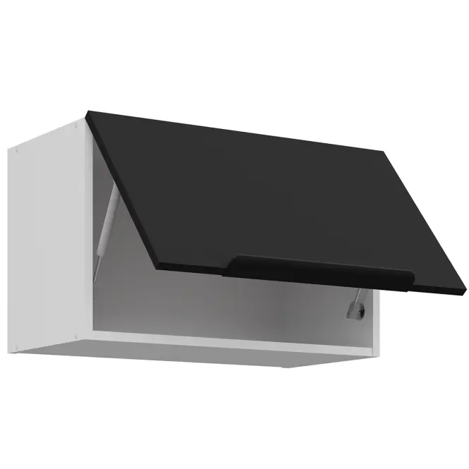 Kuchynská skrinka Aria-Bl/Wh Anti Fingerprint 60gu-36 1f