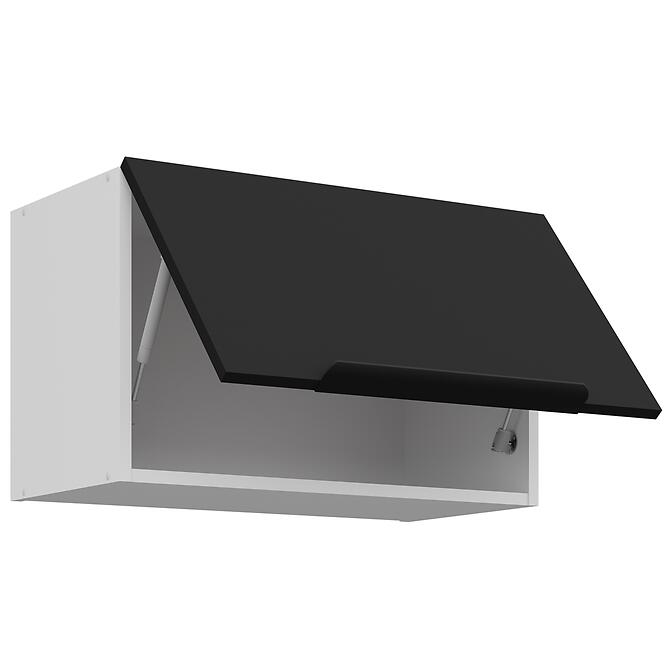Kuchynská skrinka Aria-Bl/Wh Anti Fingerprint 60gu-36 1f,3