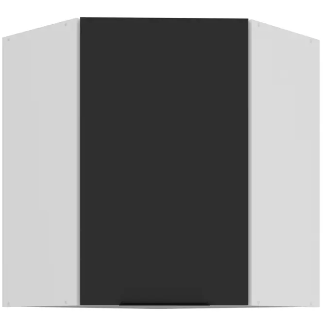 Kuchynská skrinka Aria-Bl/Wh Anti Fingerprint 60x60 Gn-72 1f (45°)