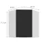 Kuchynská skrinka Aria-Bl/Wh Anti Fingerprint 60x60 Gn-72 1f (45°),2