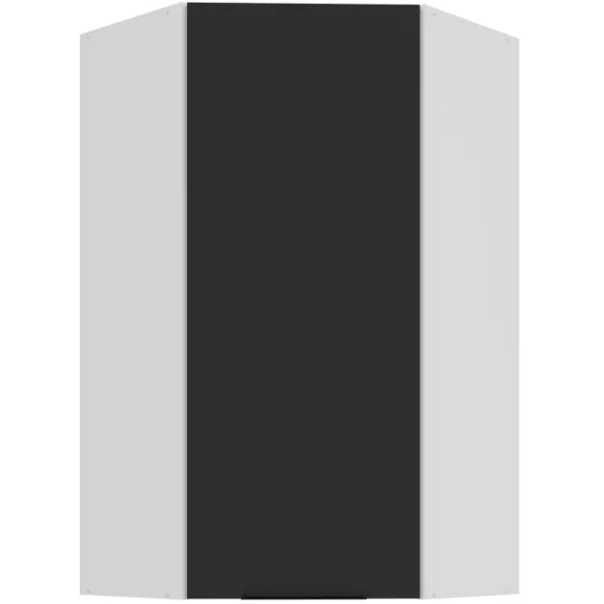 Kuchynská skrinka Aria-Bl/Wh Anti Fingerprint 60x60 Gn-108 1f (45°)
