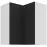 Kuchynská skrinka Aria-Bl/Wh Anti Fingerprint 60x60 Gn-72 2f (90°)