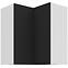Kuchynská skrinka Aria-Bl/Wh Anti Fingerprint 60x60 Gn-72 2f (90°)