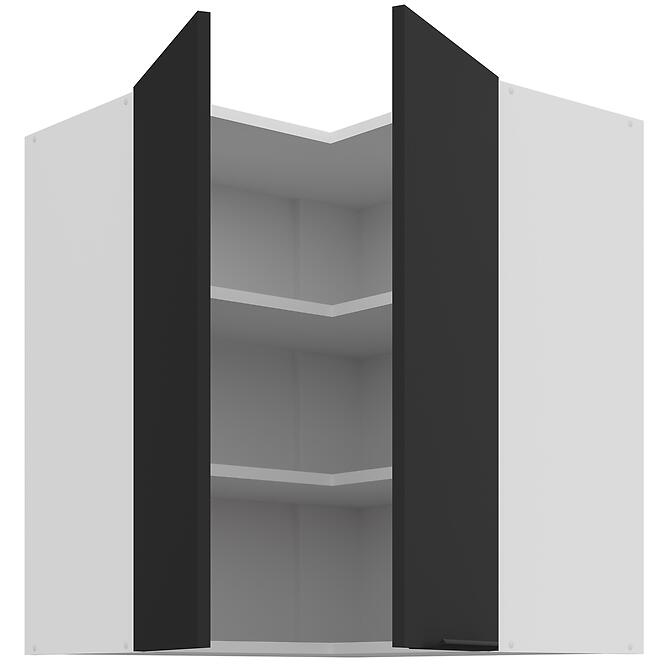 Kuchynská skrinka Aria-Bl/Wh Anti Fingerprint 60x60 Gn-72 2f (90°),3