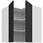 Kuchynská skrinka Aria-Bl/Wh Anti Fingerprint 60x60 Gn-72 2f (90°),3