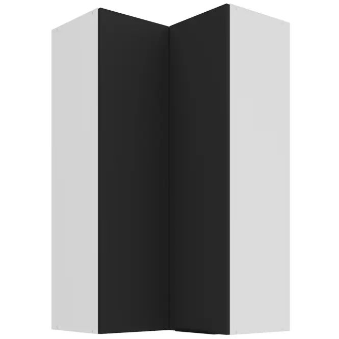 Kuchynská skrinka Aria-Bl/Wh Anti Fingerprint 60x60 Gn-108 2f (90°)