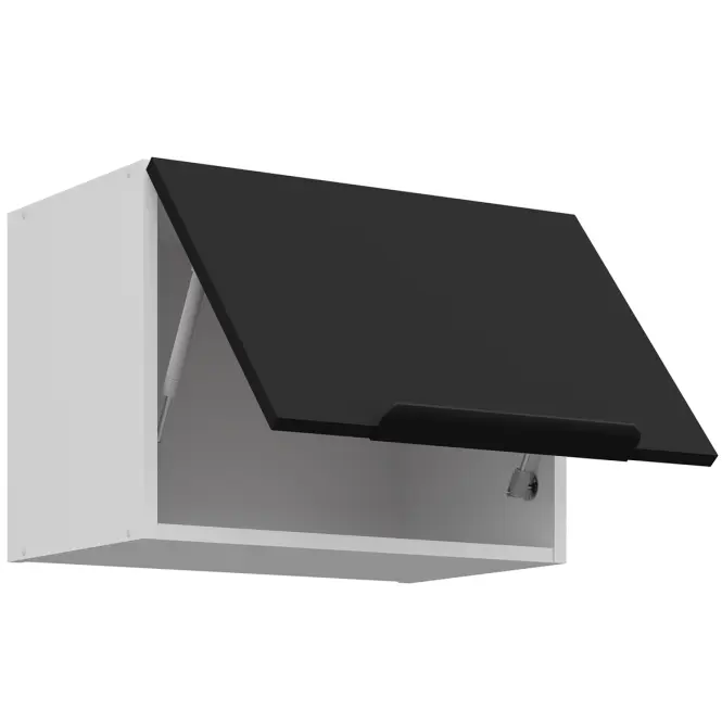 Kuchynská skrinka Aria-Bl/Wh Anti Fingerprint 50gu-36 1f